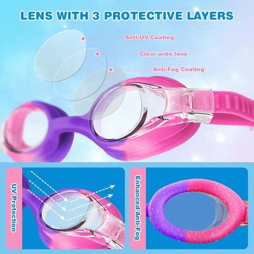 Fogulo Gafas Para Niños De 4 A 14 Años, Paquete De 4 Gafas D