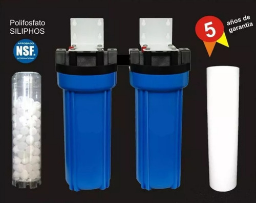 Ablandador Y Filtro De Agua Doble Para Aguas Muy Duras Caño