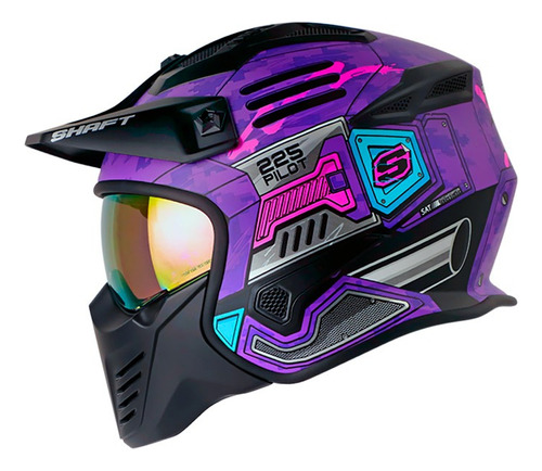 Casco Abierto Shaft 225 Pilot Evo Top Certificado