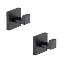 Comprar Toalleros O Ganchos Para Toallas De Baño Color Negro Mate