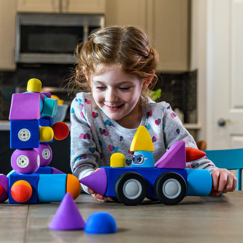 Bloques De Espuma Blockaroo Castle Set Stem, Juguete Preesco