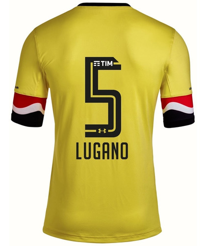 Camisa São Paulo Lugano Nº 5 Under Armour Iii 16/17