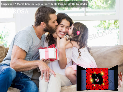Hi, Caixa Requintada De Rosas Vermelhas Eternal Flower Com