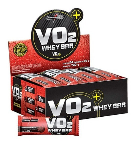 Vo2 Whey - Barras De Proteína Integralmedica - 12 Unidades