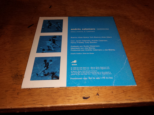 Andrés Calamaro Maradona Cds Original Alemania 1999