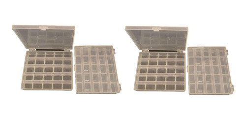 Porta Carretes De Plastico C/25 Espacios Kit Con 4 Piezas