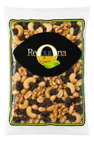 Mix De Nuts Amendoim/castanha De Caju/uva Passa E Nozes 1kg