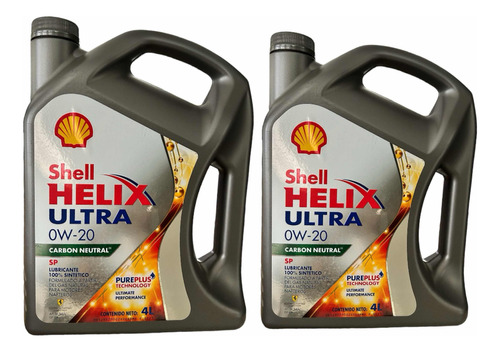 Aceite Shell Helix Ultra 0w20 100% Sintético 8 Litros.