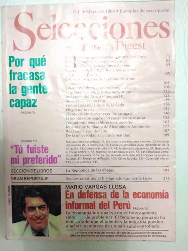 comprar Revista Selecciones Del Readers Digest Mayo De 1988 