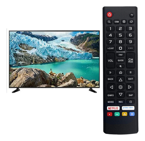 Zh Reemplazo De Control Remoto Akb76037002 Para Rca 4k Uhd