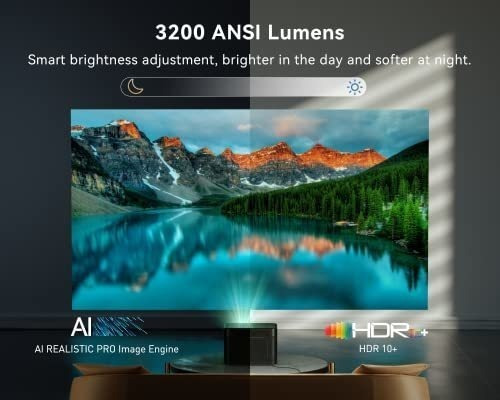 Proyector Dangbei Mars Pro 4k 3200 Ansi Dlp -negro