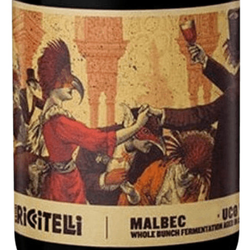 Vino Tinto Riccitelli Party Malbec 1x750ml Apto Para Veganos
