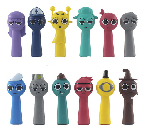 Incredibox Sprunki Figura Niños Colección,12pcs