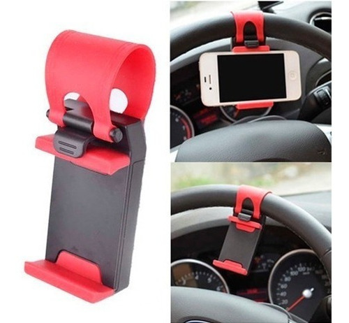 Soporte De Celular Para Volante De Auto Samsung iPhone Xiaom