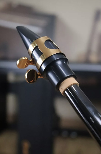Saxofone Alto Condor Csa-22 Tudel Curvo - Cor Preto Laqueado