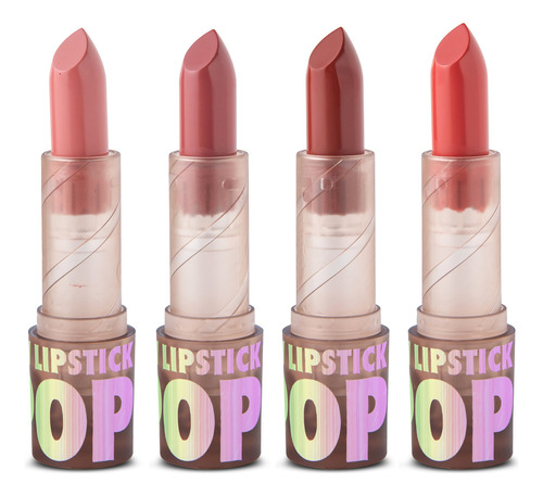 Color Glow Lipstick Dapop-labial En Barra-balsamo Con Color