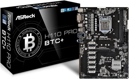 Asrock H110 Pro Btc + Motherboard 13gpu Minería Cryptomoneda