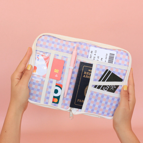 Portadocumentos Y Tarjetas - Varios Modelos - Paprika Lila Coquette 2.0