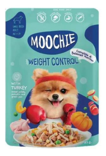 Moochie Sachet Weight Control Perro 85gr 12 Und
