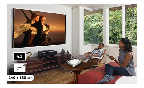 Telon Mural 2.40x1.80 Mts Para Proyector Optoma Uhd38x