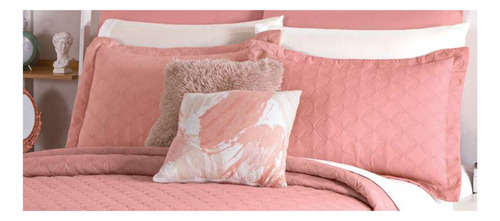 Funda Para Almohada Std Neo Capitonado Ultrasonico Concord Deep Rose