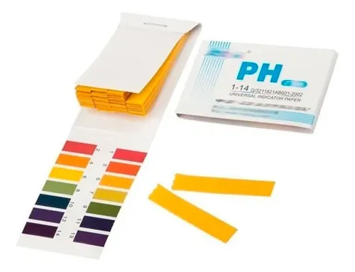 Paquete Con 80 Tiras De Papel Para Medir Ph Medición 1-14 F