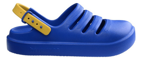 Havaianas Infantil Kids Clog Fc Azul Amarillo Oro