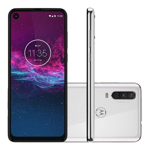 Motorola One Action 128 GB Pearl white 4 GB RAM