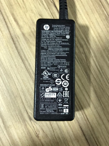 Fonte Carregador Para Notebook Hp Elitebook 45w Original