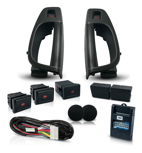 Kit Vidro Elétrico Gol G5 2010 4 P Sensorizado Completo