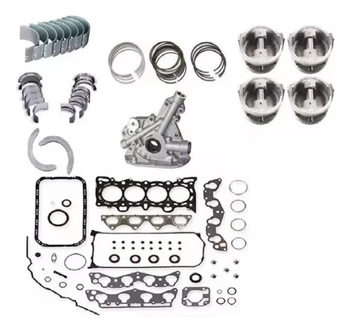 Kit Retifica Motor Renault Clio 1.0 16v 01/ C/ B Oleo/ Agua