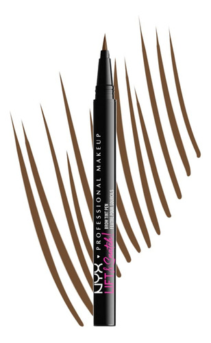 lápiz para cejas NYX Professional Makeup LIFT & SNATCH Brow tint pen color aurburn
