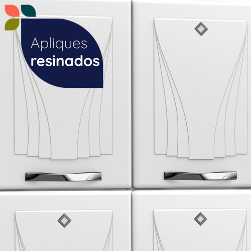 Armário De Cozinha De Aço Star 3 Peças Com Palha - Preto