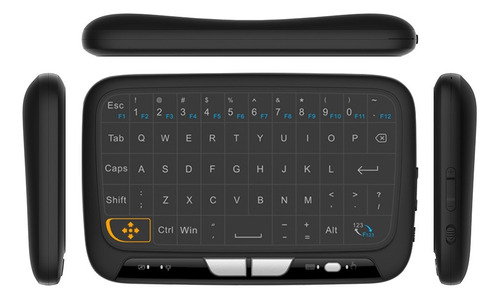 H18 2.4ghz Wireless Keyboard Full Touchpad Preto