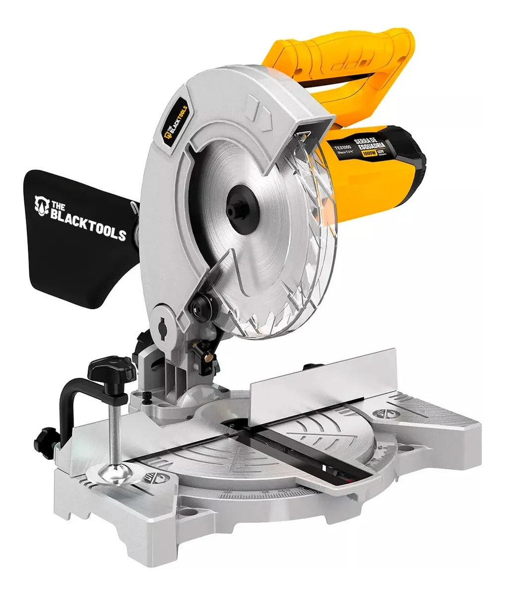 Serra Meia Esquadria Profissional 7.1/4 185mm 1000w Tes1000 The Black Tools