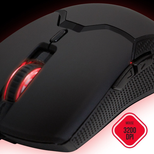Imagen 2 de 5 de Combo Teclado Mecanico + Mouse Optico Gamer Level Up Rgb