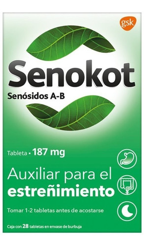 Laxante Senokot, Alivia El Estreñimiento, 28 Tabletas