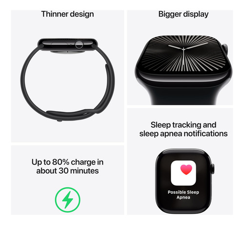 Apple Watch Series 10 46 Mm Gps Celular Titanio M/l Retina