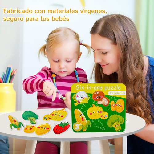 Rompecabezas De Animales Para Niños, 12 Piezas Rompecabezas