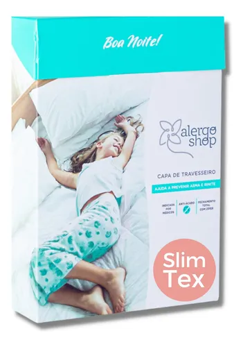 comprar Capa Antiácaro De Travesseiro Slim Tex Alergoshop Adulto