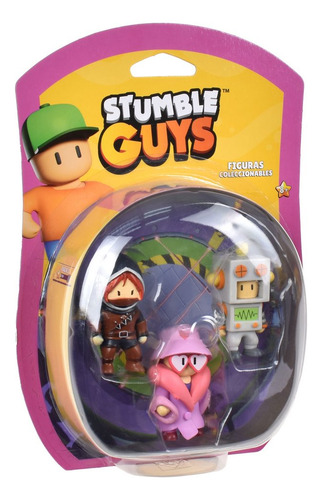 Pack 3 Figuras 5 Cms Stumble Guys - Stumble Love