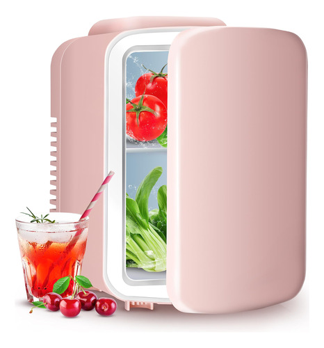 Mini Refrigerador Portátil 4l Para 6 Latas, Alimentos Y Bebi