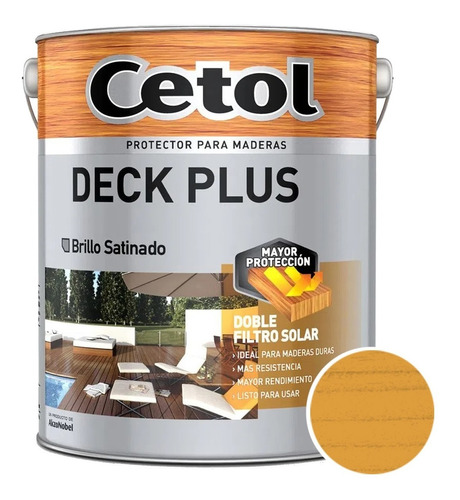 Cetol Deck Plus Natural Satinado X 4l - Caporaso