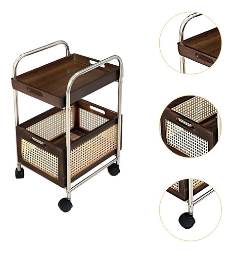 Cart De Almacenamiento Rolling Utility Cart Organizer