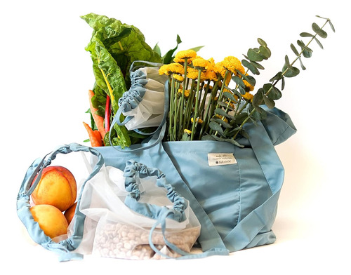 Bolsa Reutilizable De Alimentos Con 3 Unidades
