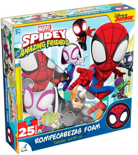 Spidey Amazing Friends Rompecabezas Fomy 25 Piezas De Foamy