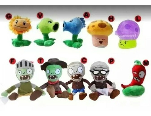 (5)zombie Hermoso Regalalo! Plantas Vs Zombie! Elegi!!!