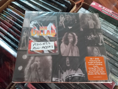 Ian Gillan Access All Areas Cd+dvd Import Uk Nuevo