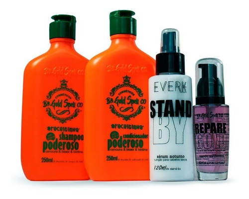 Shampoo/condicionador Poderoso+repara Gold+stand By Original