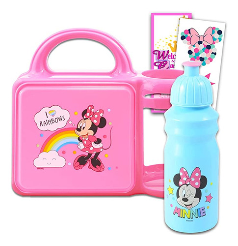 Classic Disney Disney Minnie Lonchera Para Niñas Y Niños,.